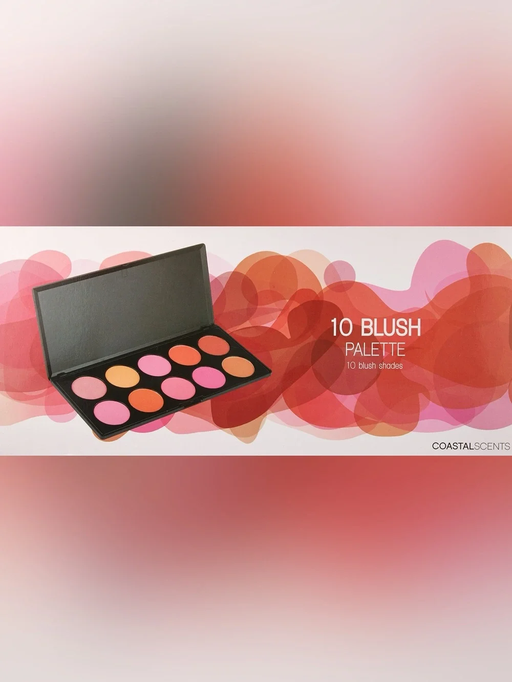 Coastal Scents 10 Piece Professional Blush Palette